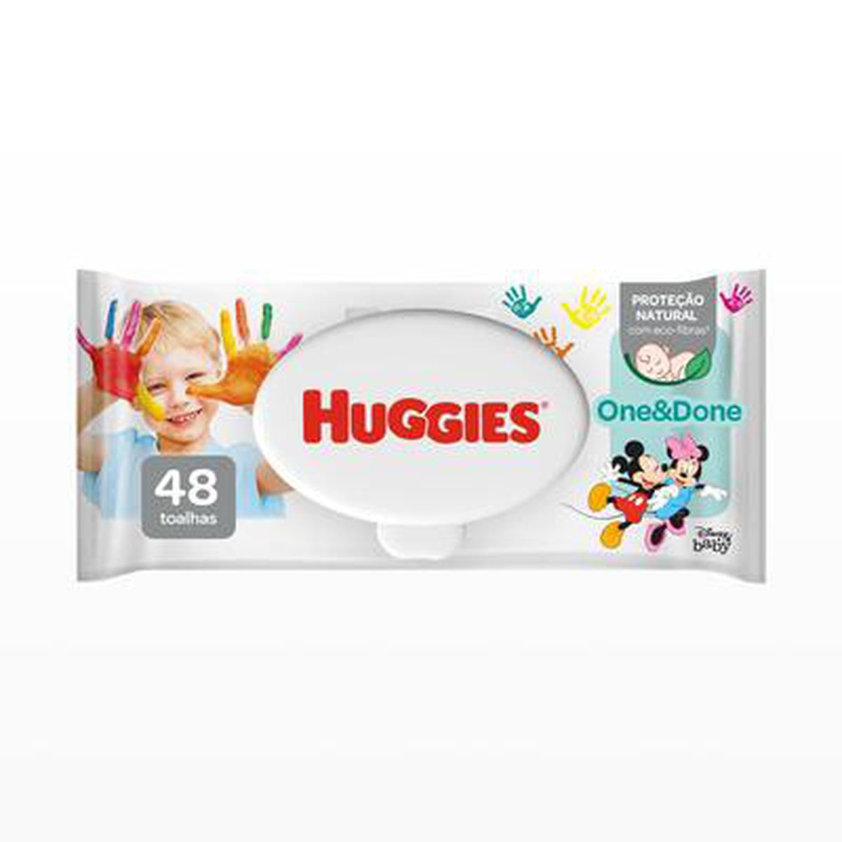 Lenço Umedecido Huggies One e Done 48 Unidades