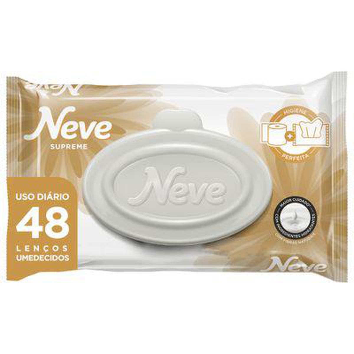 Lenço Umedecido Neve Supreme 48 Unidades