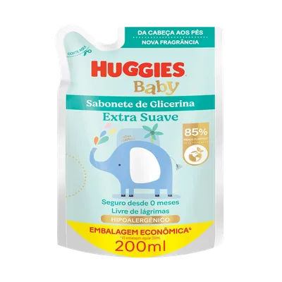 Sabonete Líquido Huggies Extra Suave Refil 200Ml preço