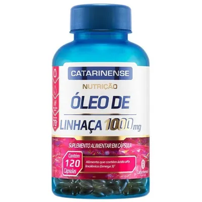 Óleo De Linhaça Catarinense 120 Cápsulas