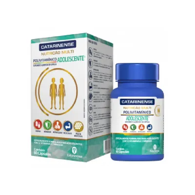 Polivitamínico Adolescente Catarinense 60 Cápsulas