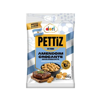 Amendoim Crocante Pettiz Parilla Argentina 120g