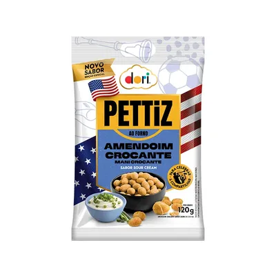 Amendoim Crocante Pettiz Sour Cream 120g