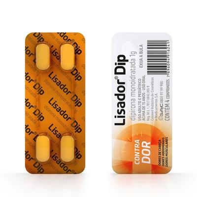 Lisador Dip 1g 4 Comprimidos