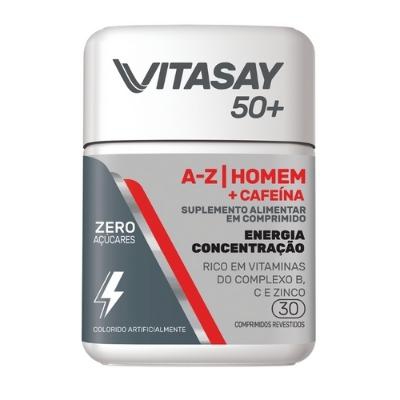 Suplemento Alimentar Vitasay 50+ A-Z Homem 30 Comprimidos