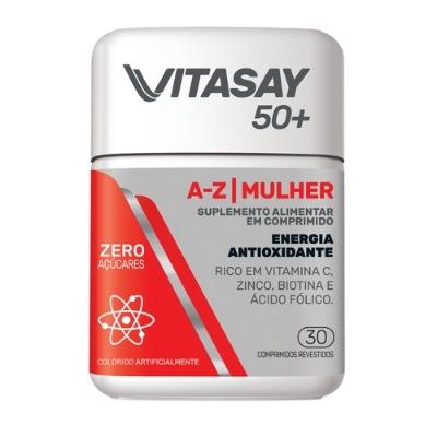 Suplemento Alimentar Vitasay 50+ A-Z Mulher 30 Comprimidos