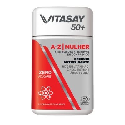 Suplemento Alimentar Vitasay 50+ A-Z Mulher 60 Comprimidos