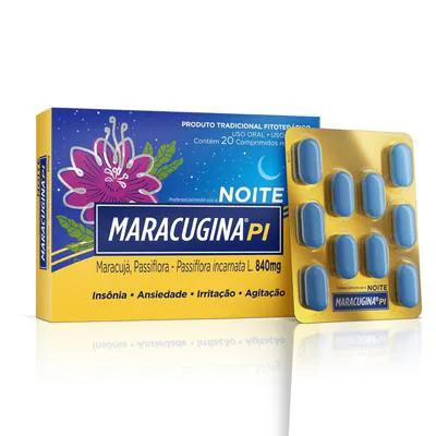 Maracugina PI 840mg Calmante Fitoterápico 20 Comprimidos