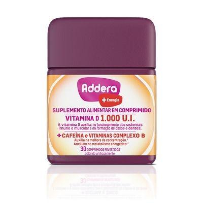 Vitamina Addera D3+ Energia 30 Comprimidos