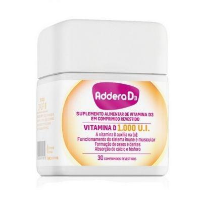 Vitamina Addera D3 1000UI 30 Comprimidos