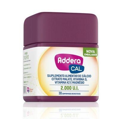 Suplemento Vitamínico Addera Cal 2000UI 30 Comprimidos