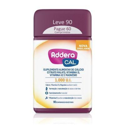 Suplemento Vitamínico Addera Cal 1000UI 90 Comprimidos