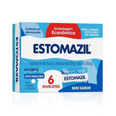 Estomazil Pó Efervescente Sem Sabor 6 Saches