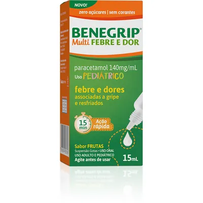 Benegrip Multi Febre e Dor Infantil 50ml
