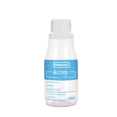 Álcool Antisséptico 70% Farmax 50ml