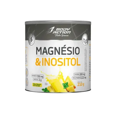 Magnésio & Inositol Bodyaction Abacaxí Com Hortelã 210g