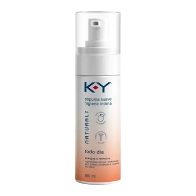 Espuma para Higiene Íntima KY Naturals Hipoalergênica 150ml