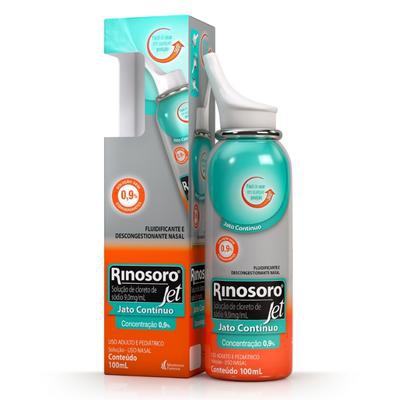 Descongestionante Nasal Spray Rinosoro Adulto Jet 0,9% 100ml