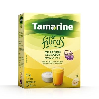 Fibras Em Pó Tamarine Sem Sabor 250g Pó Solúvel 10 Sachês