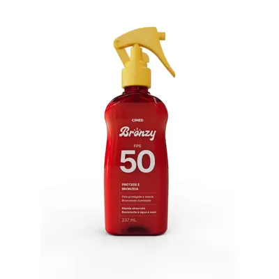 Protetor Solar Bronzy FPS 50 Spray 237 ML