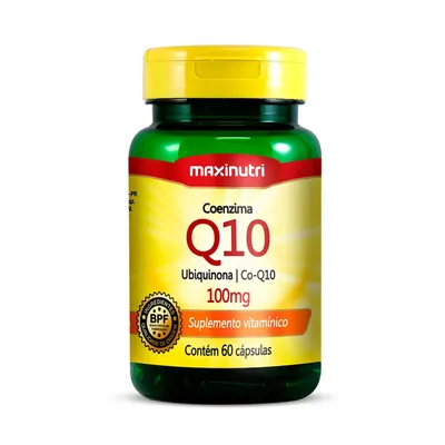 Coenzima Maxinutri Q10 10mg 60 Cápsulas