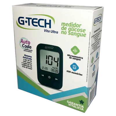 Kit Medidor De Glicose G-TECH Vita Ultra