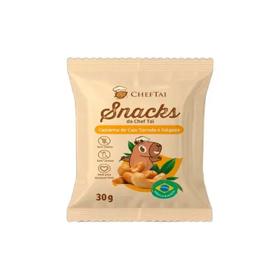 Castanha de Caju Torrada e Salgada Cheftai 30g