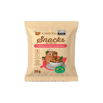 Castanha de Caju Caramelizada Cheftai 30g