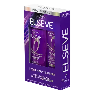 Kit Elseve Collagen Lift Shampoo 385ml + Condicionador 170ml