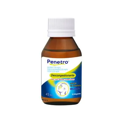 Solução Descongestionante para Inalação Penetro 45ml