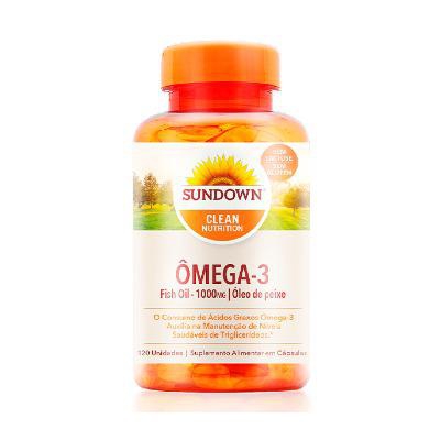 Vitamina Sundown Fish Oil 1000mg 120 Cápsulas