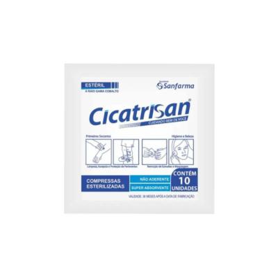 Compressa de Gaze Cicatrisan Com 10 unidades