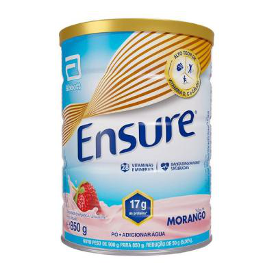 Suplemento Adulto Ensure Pó Sabor Morango 850g