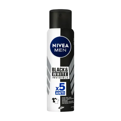 Desodorante Antitranspirante Aerosol Nivea Invisible for Black & White 150ml
