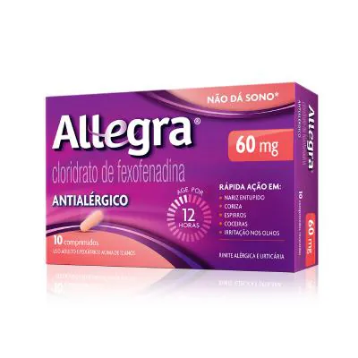 Allegra 60mg 10 Comprimidos