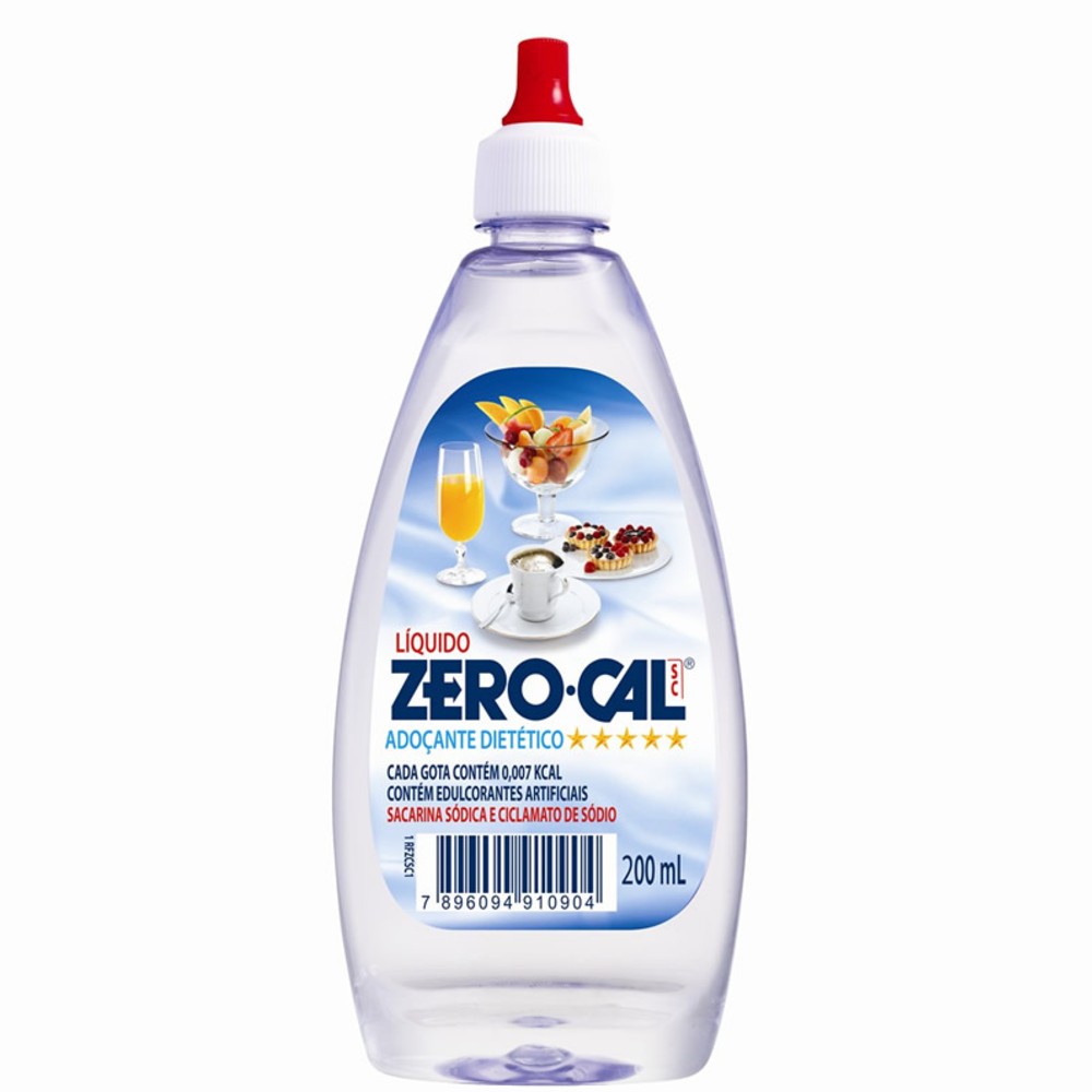 Adoçante Líquido Sacarina Zero-Cal 200ml