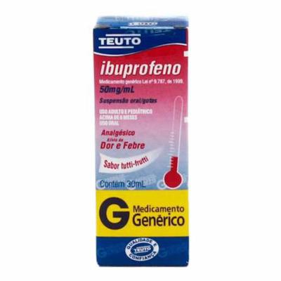 Ibuprofeno Teuto 50mg Gotas 30ml