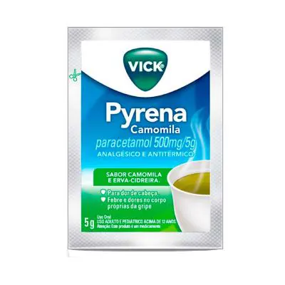 Vick Pyrena 500mg Camomila e Cidreira 5g