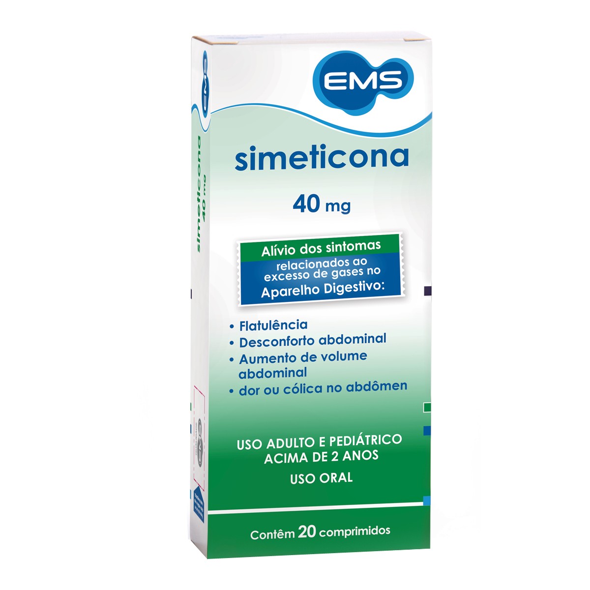 Simeticona 40mg 20 Comprimidos