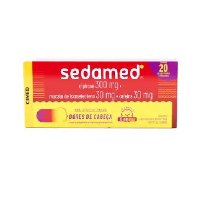 Sedamed com 20 Comprimidos Revestidos