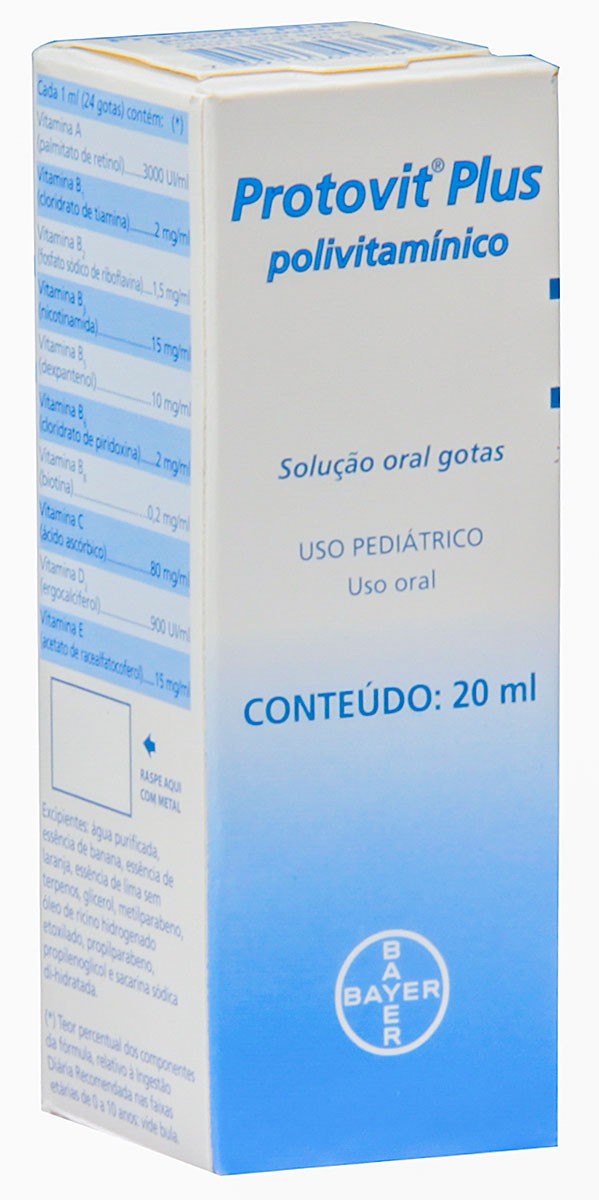 Protovit Plus Gotas Com 20ml