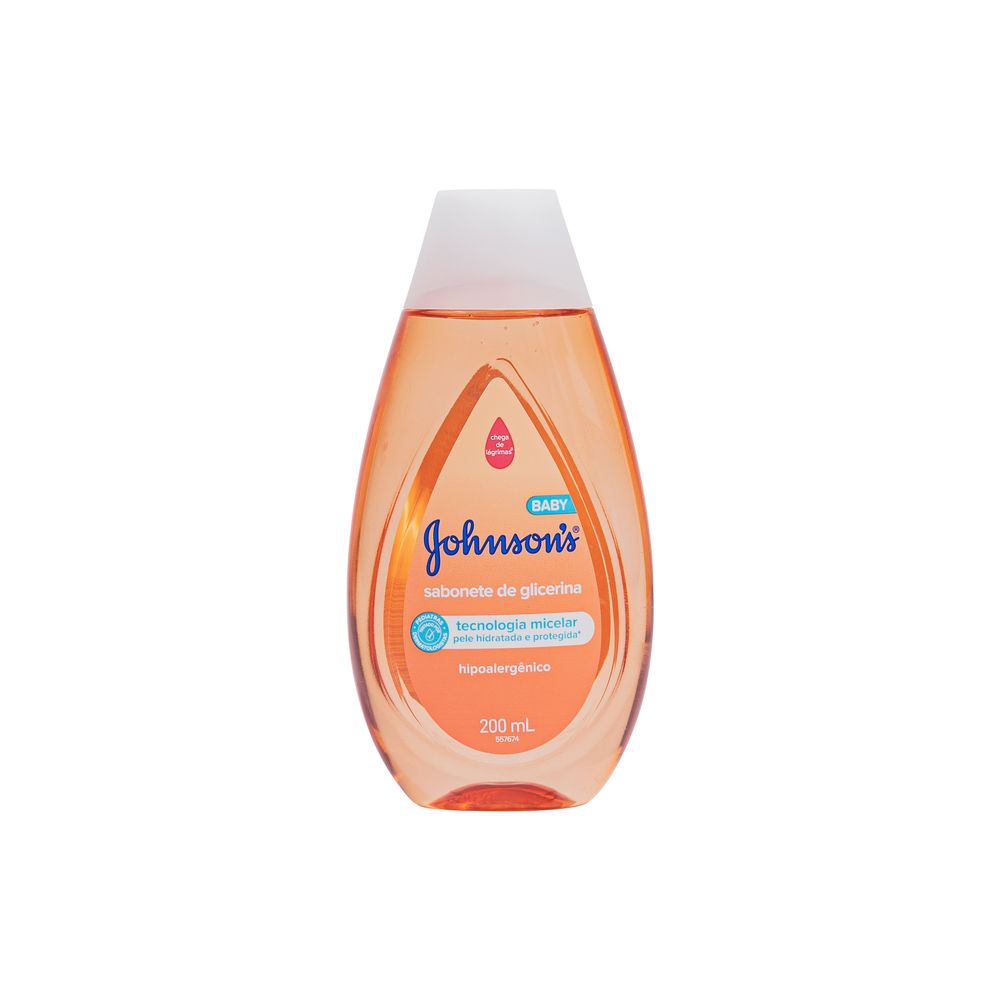 Sabonete Líquido Infantil Johnson's Baby Glicerina da Cabeça aos Pés 200ml