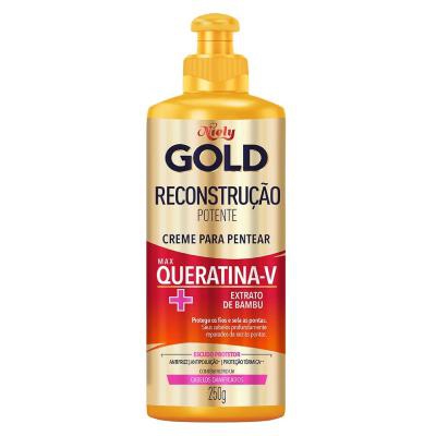 Creme para Pentear Niely Gold Reconstrução Potente 250g