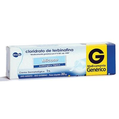 Cloridrato De Terbinafina Ems 1% Creme 20g