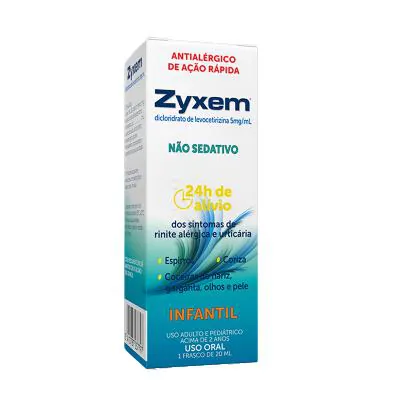 Zyxem 5mg Gotejador Com 20ml