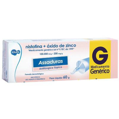 Pomada Nistatina + Óxido de Zinco Ems 60g