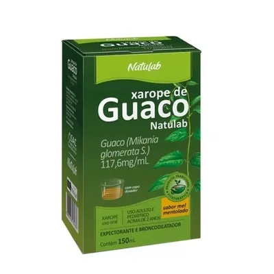 Xarope de Guaco Natulab Mel Mentolado 150ml