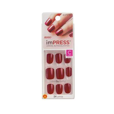 Unhas Kiss NY Impress Curta Tweetheart