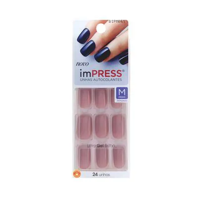 Unhas Kiss NY Impress Média Cor Fresh Start