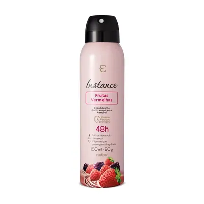 Desodorante Aerosol Eudora Instance Frutas Vermelhas 150ml